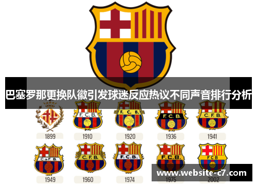 巴塞罗那更换队徽引发球迷反应热议不同声音排行分析